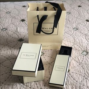 Jo Malone boxes and paper bag